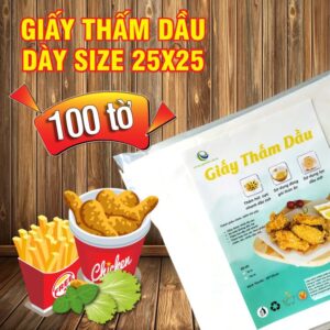 Giấy thấm dầu mỡ Vinagreen loại dày