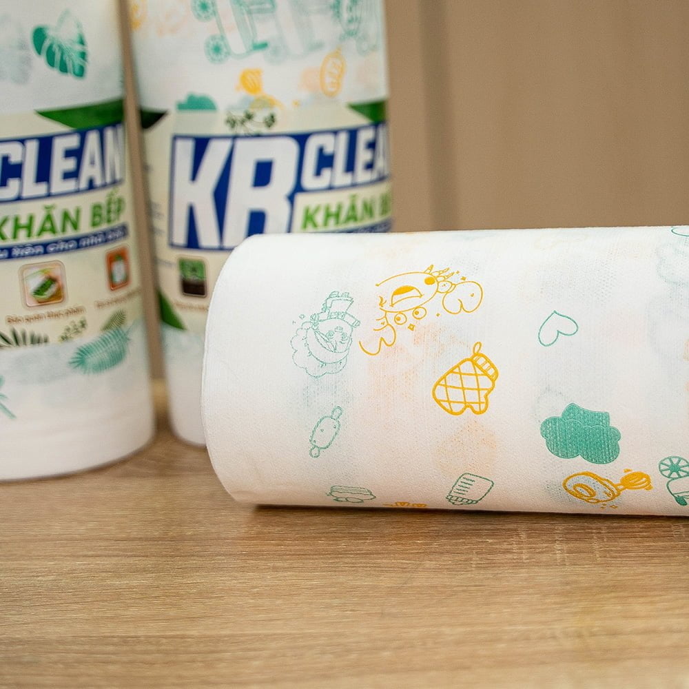 Khăn bếp in hình KRclean Khăn bếp in hình KRclean