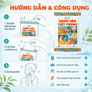 Khăn tắm tiệt trùng Kawaii 2026 4
