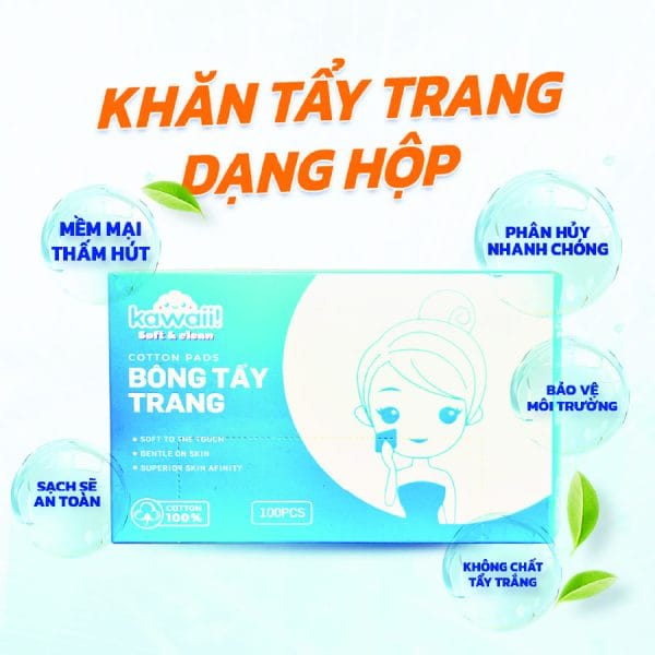 bông tẩy trang Kawaii 2026