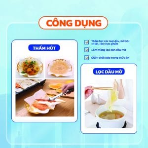 giấy thấm dầu thực phẩm krclean dày 5 giấy thấm dầu thực phẩm krclean dày 5