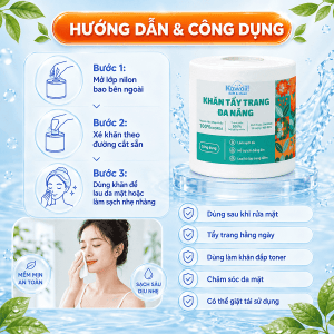 khăn tẩy trang kawaii 2026 3