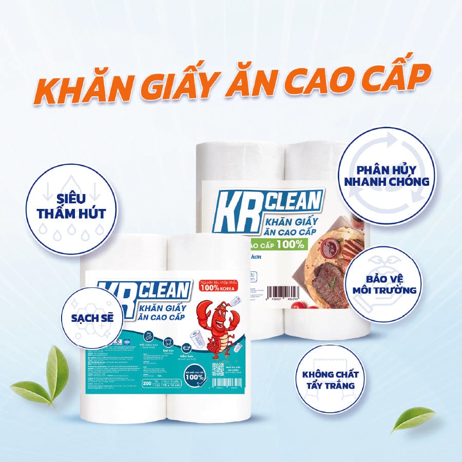 khăn giấy ăn cao cấp krclean 2026