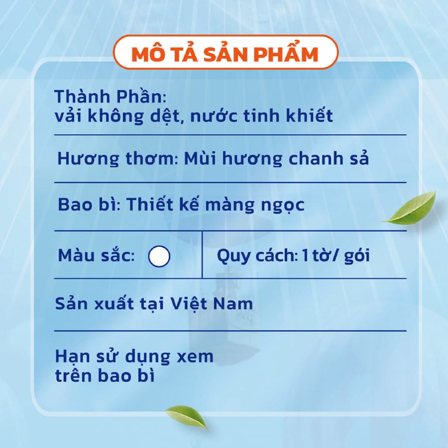 khăn lạnh wow khử mùi hải sản 2026 1 khăn lạnh wow khử mùi hải sản 2026 1
