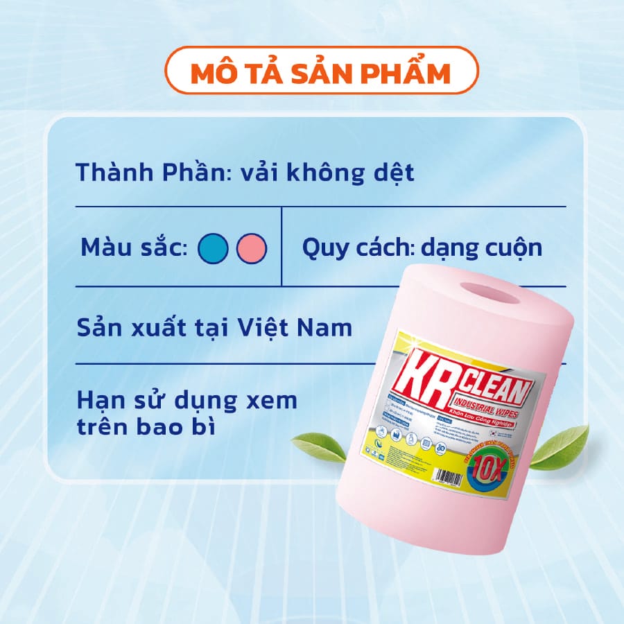 khăn lau công nghiệp cuộn 1