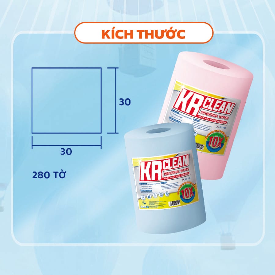 khăn lau công nghiệp cuộn 2026 2