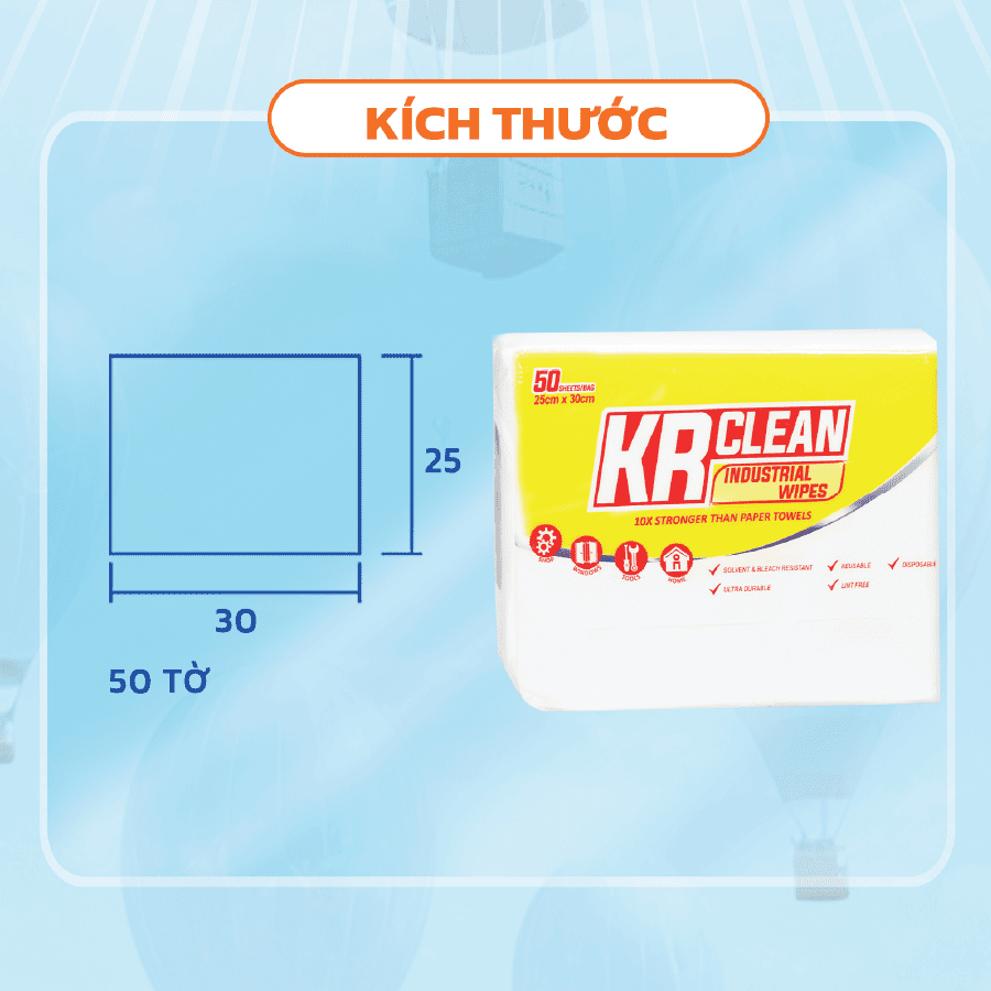 khăn lau công nghiệp dạng bịch 2026 2