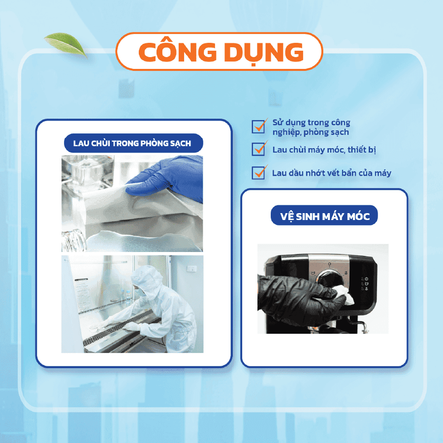 khăn lau công nghiệp dạng bịch 2026 3
