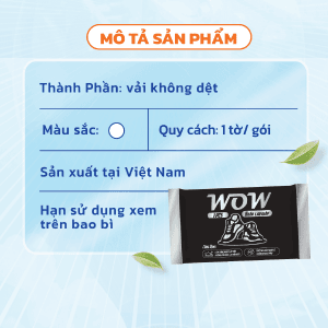 khăn lau giày wow 1