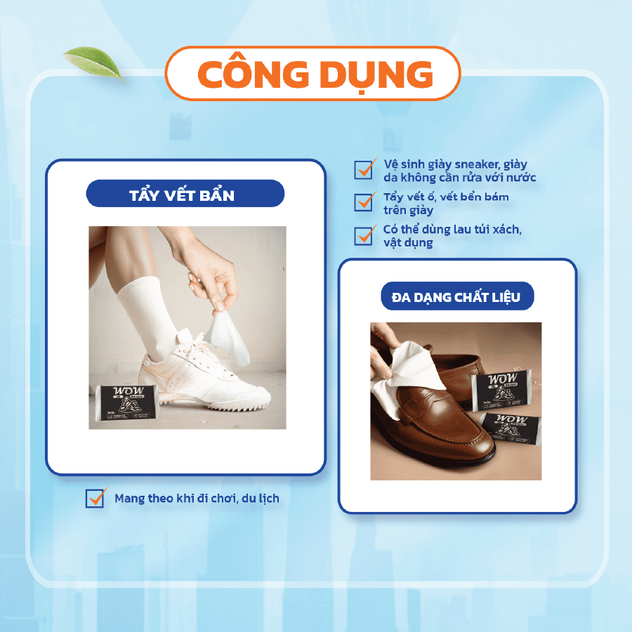 khăn lau giày wow 3