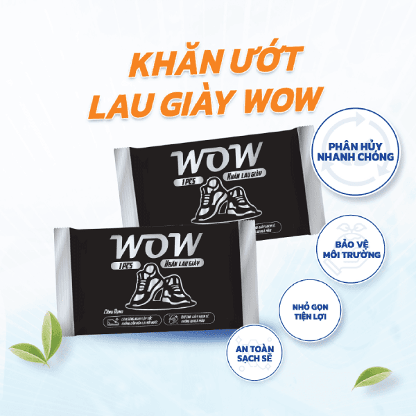 khăn lau giày wow