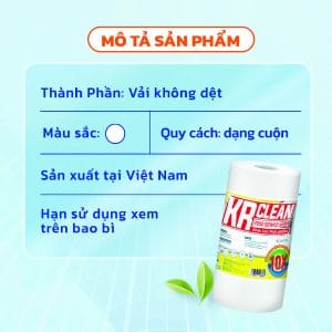 khăn lau thực phẩm krclean 2026 1 khăn lau thực phẩm krclean 2026 1