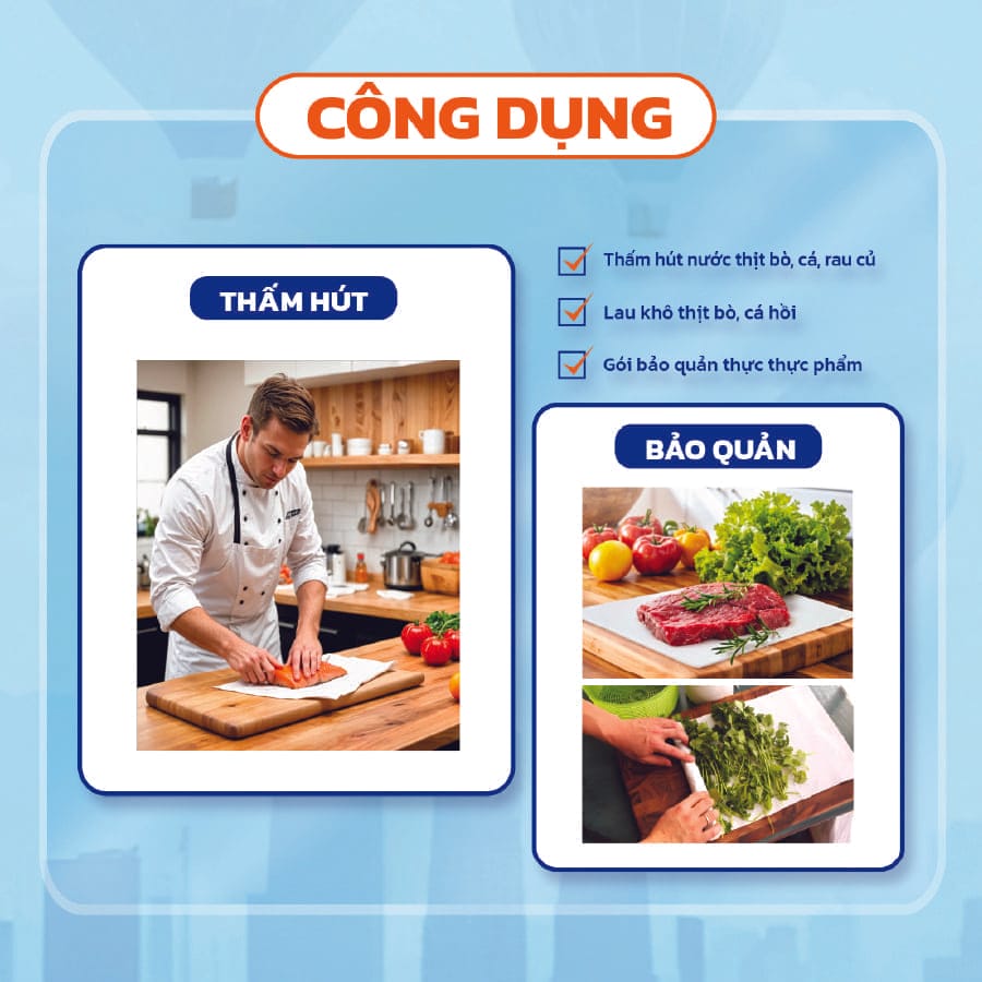 khăn lau thực phẩm krclean 2026 3