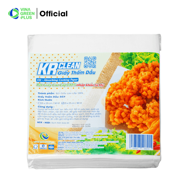 Giấy thấm dầu thực phẩm KRCLEAN 26