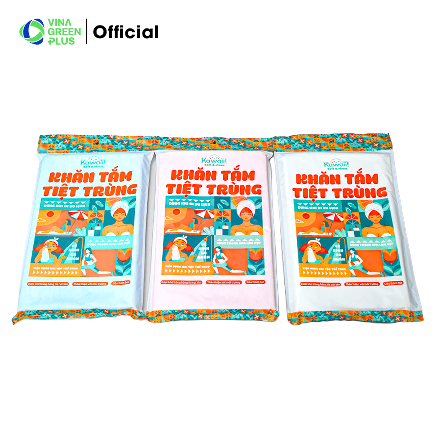Khăn tắm tiệt trùng Kawaii 26