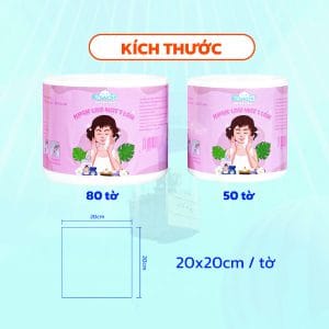 khăn lau mặt 1 lần Kawaii 2026 2