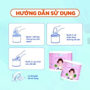 khăn lau mặt 1 lần Kawaii 2026 3