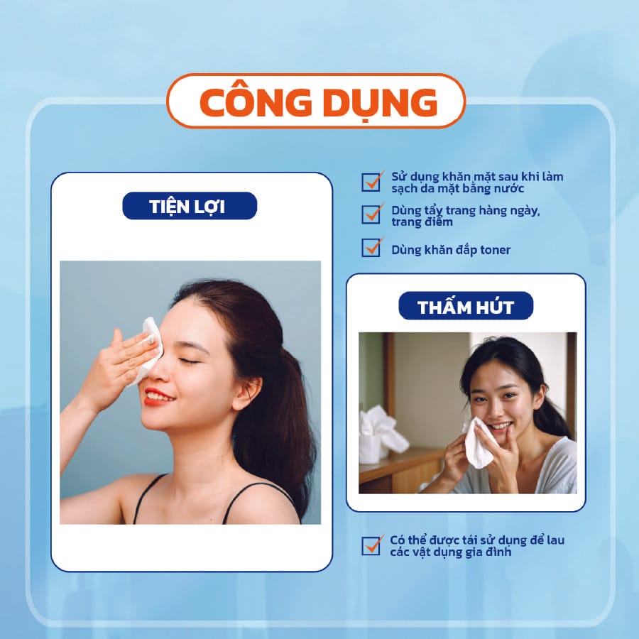 khăn lau mặt 1 lần Kawaii 2026 4