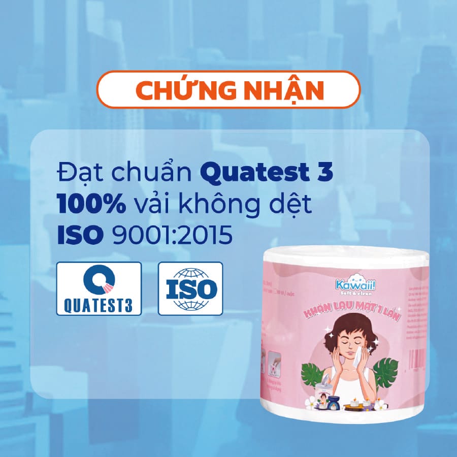 khăn lau mặt 1 lần Kawaii 2026 5