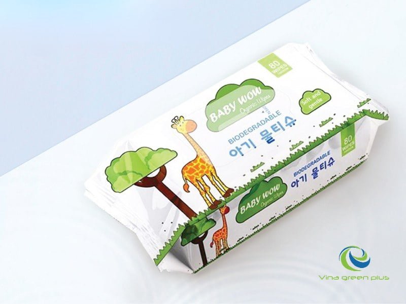 Khăn ướt Baby Wow của Vina Green