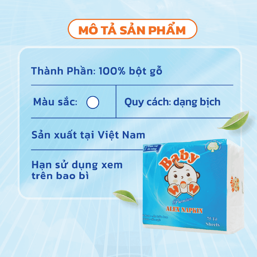 khăn vải khô đa năng cho em bé baby wow 2026 1 khăn vải khô đa năng cho em bé baby wow 2026 1