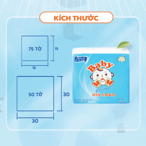 khăn vải khô đa năng cho em bé baby wow 2026 2 khăn vải khô đa năng cho em bé baby wow 2026 2