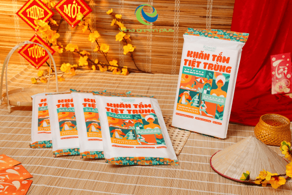 Khăn tắm tiệt trùng dùng 1 lần du lịch