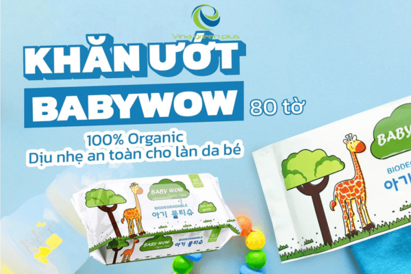 Khăn ướt không cồn Baby Wow