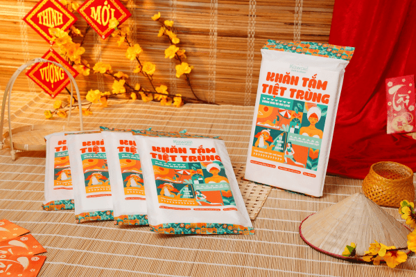 Khăn Tắm Tiệt Trùng Dùng Một Lần Kawaii – Chân ái cho mọi chuyến đi