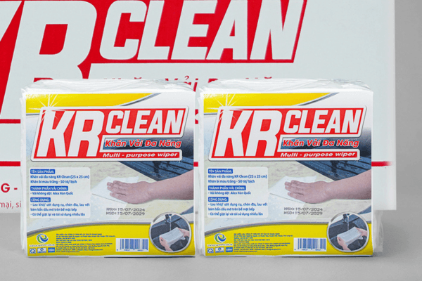 Khăn Vải Đa Năng KRClean – Trắng Bi