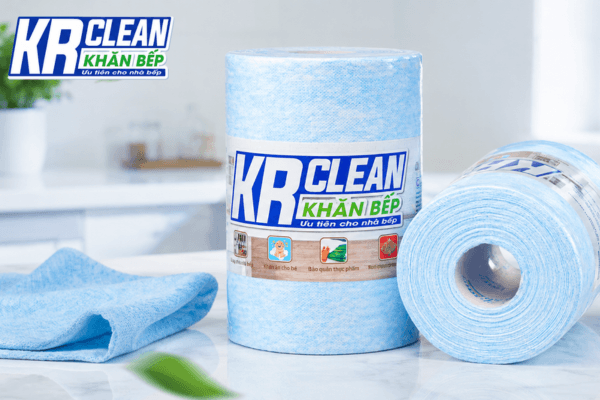 Khăn bếp xanh KR Clean – Vệ sinh vạn năng siêu tiết kiệm
