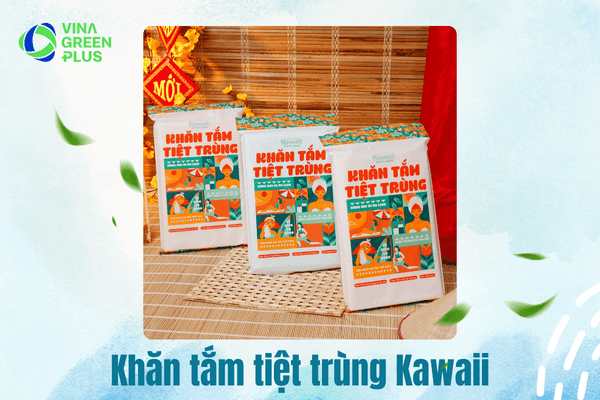 Khăn tắm tiệt trùng dùng 1 lần Kawaii