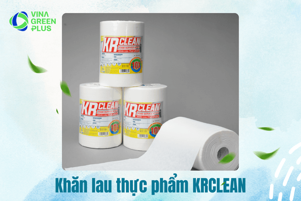 Khăn Lau Thực Phẩm KRCLEAN An Toàn Khi Sử Dụng Trực Tiếp Lên Đồ Ăn