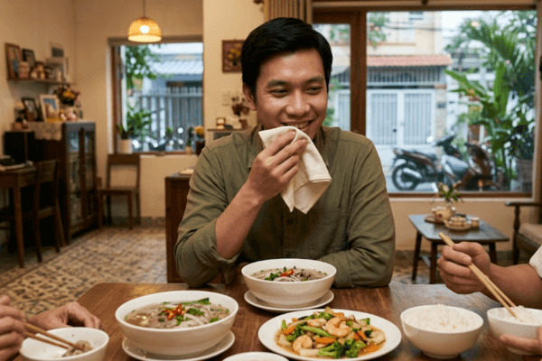 Khăn Vải Bông Truyền Thống