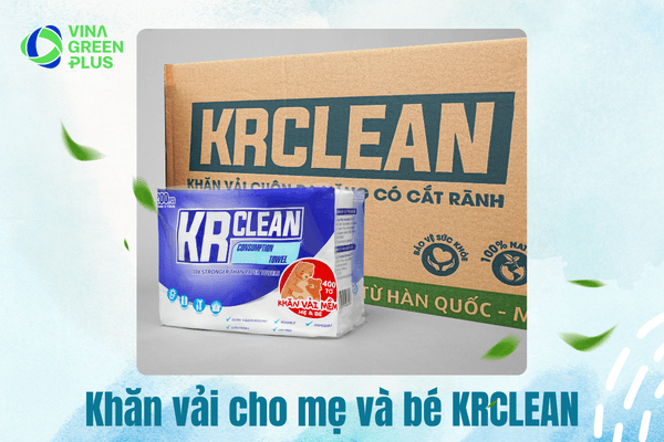 Khăn Vải Đa Năng Cho Mẹ Và Bé Krclean