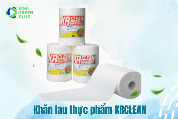 Khăn Lau Thực Phẩm KRClean - Trợ Thủ Thấm Khô Cá Tránh Văng Dầu Tối Ưu