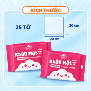 Khăn khô dạng bịch Kawaii 3 Khăn khô dạng bịch Kawaii 3