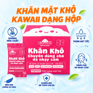 khăn khô dạng gói kawaii 2 khăn khô dạng gói kawaii 2