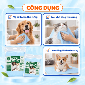 khăn tắm thú cưng KRCLEAN 4