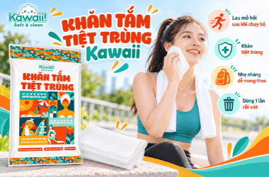 Khăn Lau Mồ Hôi Tập Thể Dục, Chạy Bộ: Vì Sao Nên Dùng Khăn Tắm Tiệt Trùng Kawaii?
