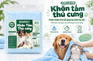 Khăn Tắm Thú Cưng Là Gì? Kinh Nghiệm Chọn Khăn Phù Hợp Cho Chó Mèo